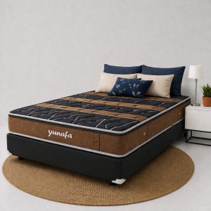 Kasur Cool Polymicro High Quality – Busa High Density, Tebal 17cm | Garansi 20 Tahun + Bonus Bantal