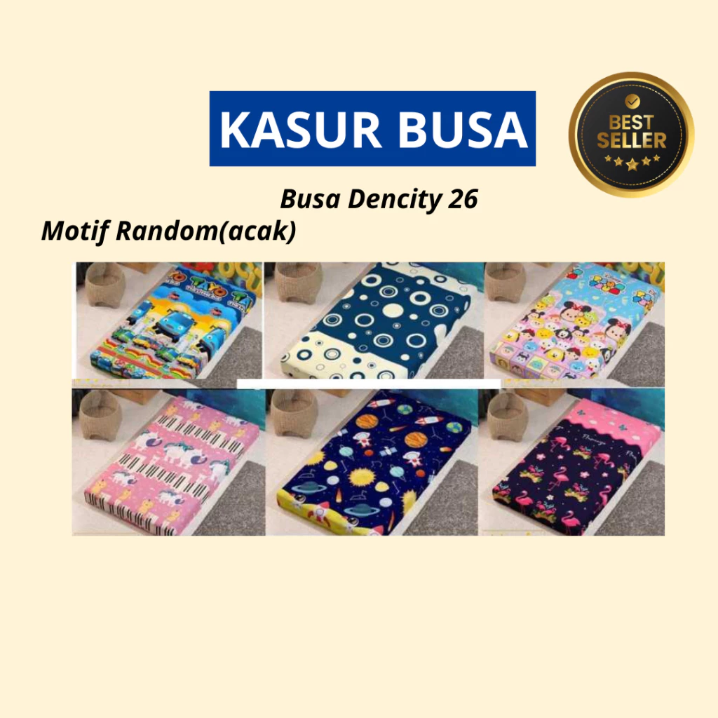 Kasur Busa D26 Tebal Super Awet – Ukuran 200x140 / 200x120 / 200x90 cm, Motif Random - Image 3