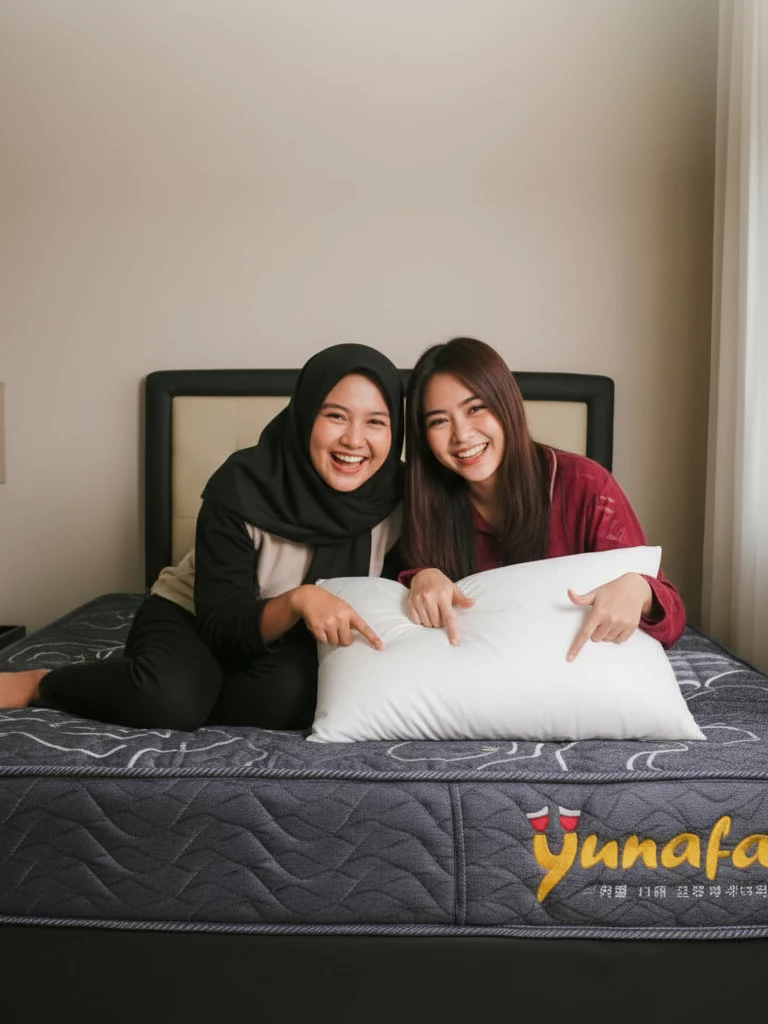 Kasur Busa Yunafa In a Box Tebal 13cm - Busa Dencity 26 Garansi 20 Tahun | Free Bantal - Image 4