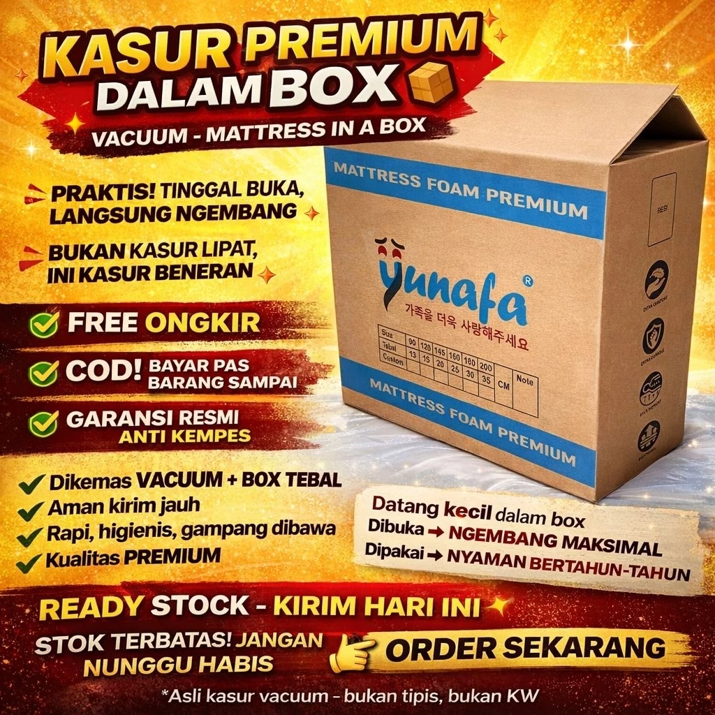 YOUSOFT - Kasur Busa In a Box Tebal 30cm – Cover Quilting Zipper - Garansi 15 Tahun – Bonus Bantal - Image 4
