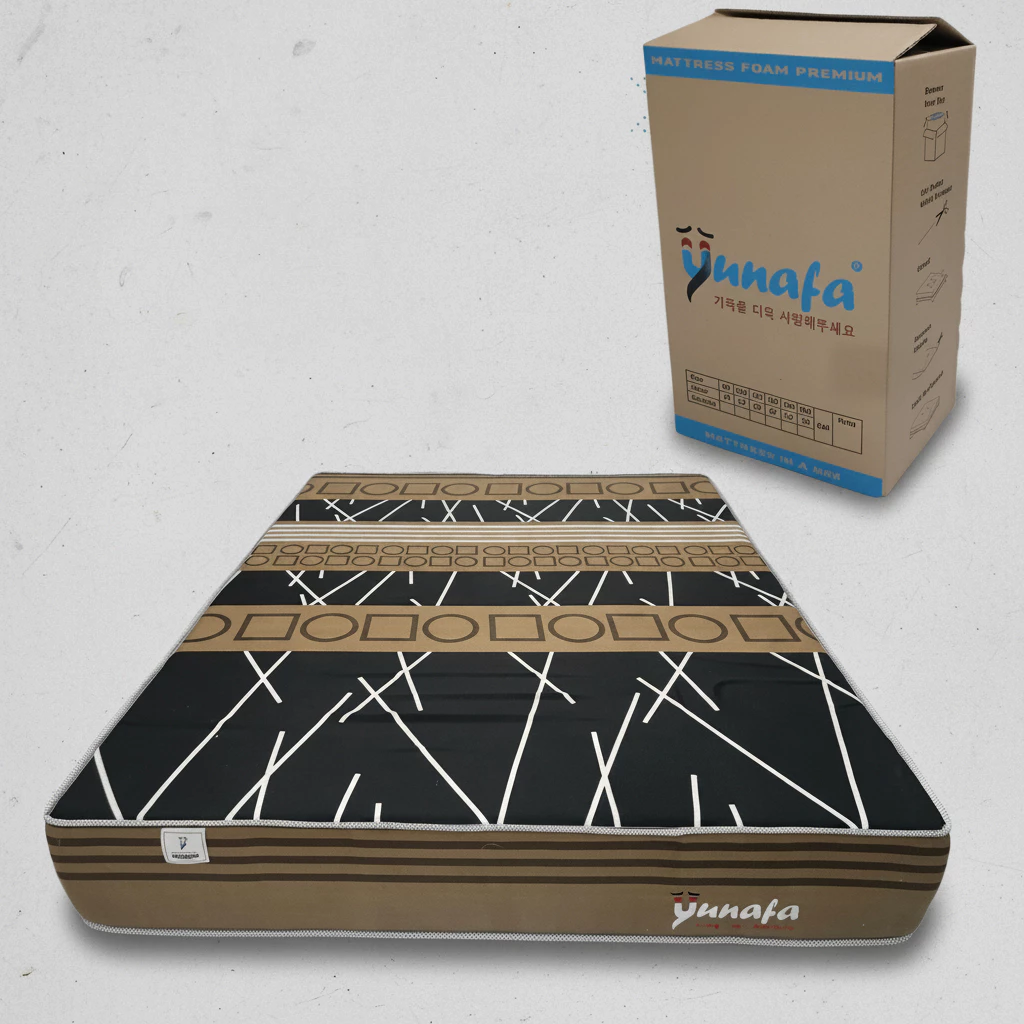 Kasur Busa Yunafa Premium Cool Polymicro Tebal 22cm - High Density Foam & Packing Kardus - Garansi Jelas & Anti Kempes - Image 7