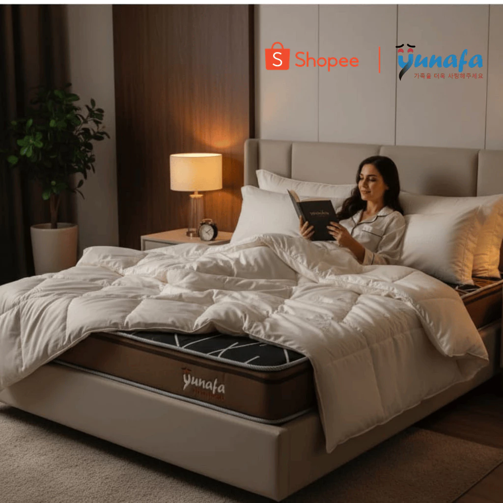 Kasur Cool Polymicro High Quality – Busa High Density, Tebal 17cm | Garansi 20 Tahun + Bonus Bantal - Image 8